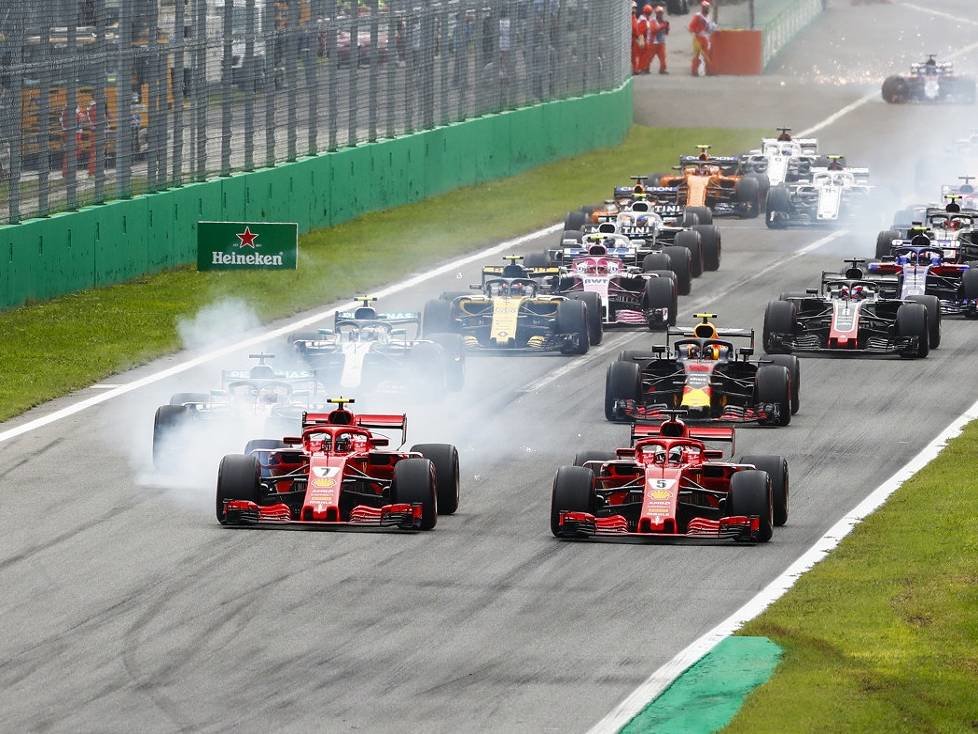 Kimi Räikkönen, Sebastian Vettel, Lewis Hamilton