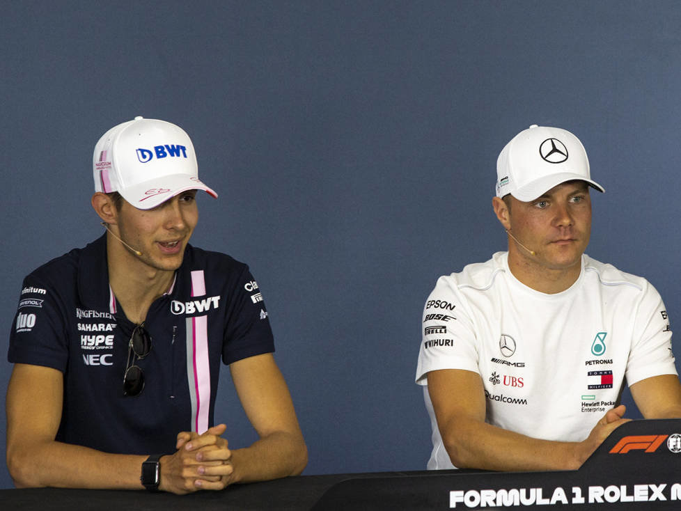 Esteban Ocon, Valtteri Bottas