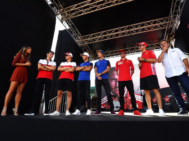 Charles Leclerc, Marcus Ericsson, Pierre Gasly, Brendon Hartley, Kimi Räikkönen, Sebastian Vettel Charles Leclerc, Marcus Ericsson, Pierre Gasly, Brendon Hartley, Kimi Räikkönen, Sebastian Vettel