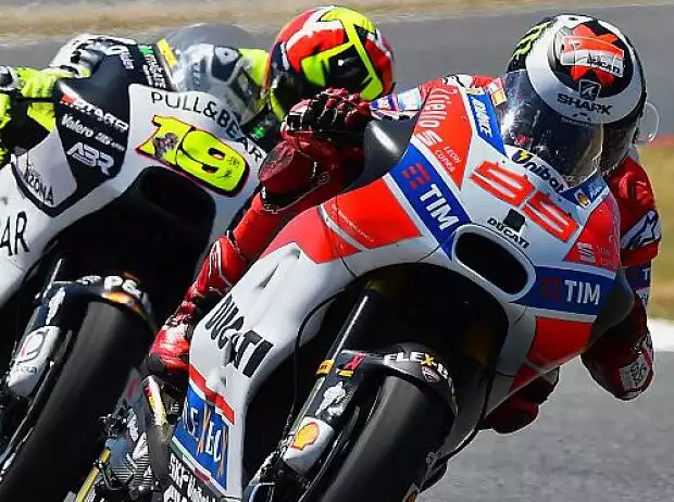 Jorge Lorenzo, Alvaro Bautista, Valentino Rossi Titel-Bild zur News: Jorge Lorenzo, Alvaro Bautista, Valentino Rossi