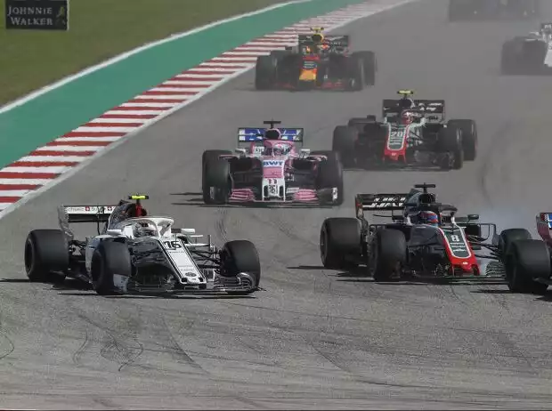 Esteban Ocon, Romain Grosjean, Charles Leclerc, Sergio Perez Titel-Bild zur News: Esteban Ocon, Romain Grosjean, Charles Leclerc, Sergio Perez