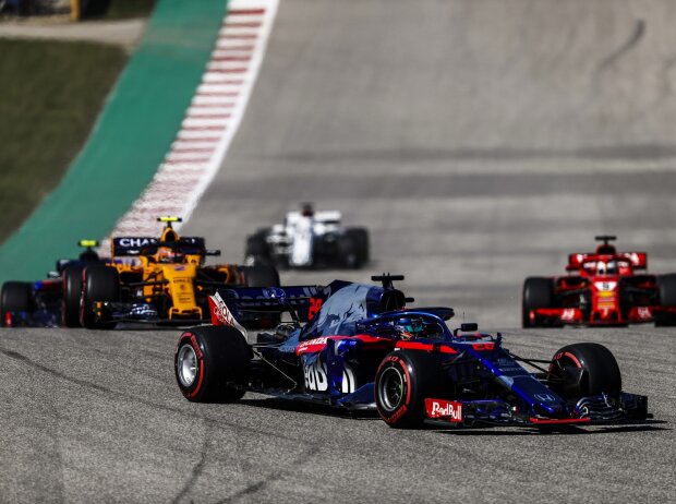 Titel-Bild zur News: Brendon Hartley, Stoffel Vandoorne, Pierre Gasly, Sebastian Vettel