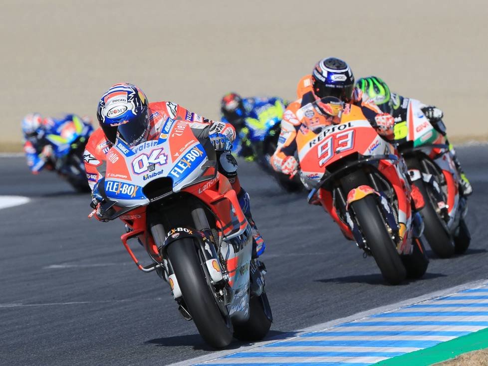 Andrea Dovizioso, Marc Marquez