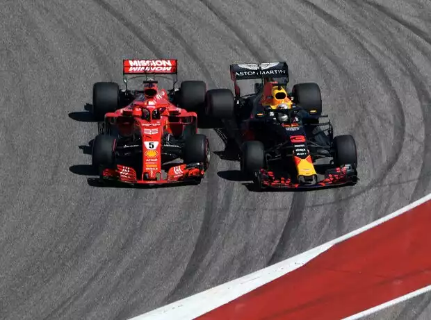 Sebastian Vettel, Daniel Ricciardo Titel-Bild zur News: Sebastian Vettel, Daniel Ricciardo