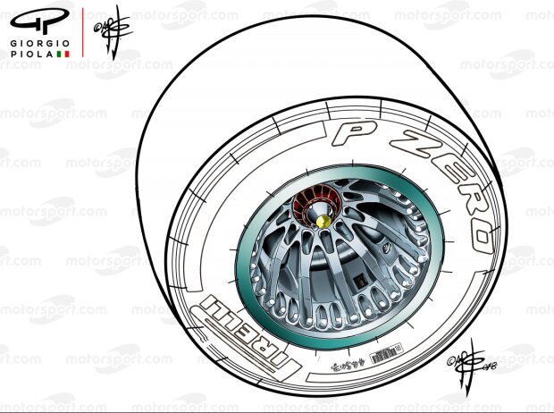 Felge Mercedes F1 W09 Felge Mercedes F1 W09