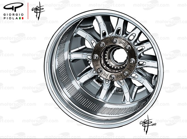 Felge Mercedes F1 W09 Felge Mercedes F1 W09