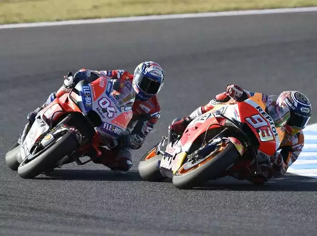 Marc Marquez, Andrea Dovizioso Titel-Bild zur News: Marc Marquez, Andrea Dovizioso