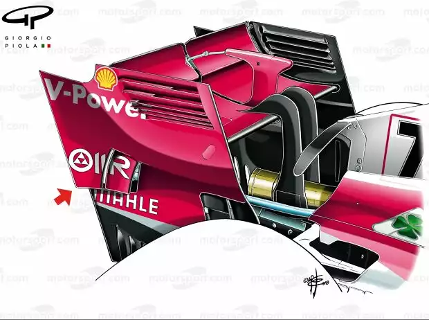Ferrari-Heckflügel in Singapur Titel-Bild zur News: Ferrari-Heckflügel in Singapur