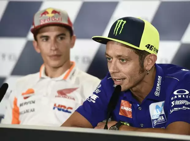 Marc Marquez, Valentino Rossi Titel-Bild zur News: Marc Marquez, Valentino Rossi