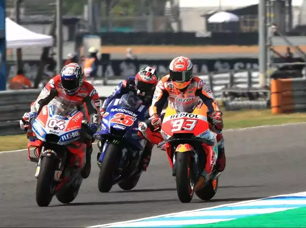 Andrea Dovizioso, Marc Marquez, Maverick Vinales Titel-Bild zur News: Andrea Dovizioso, Marc Marquez, Maverick Vinales