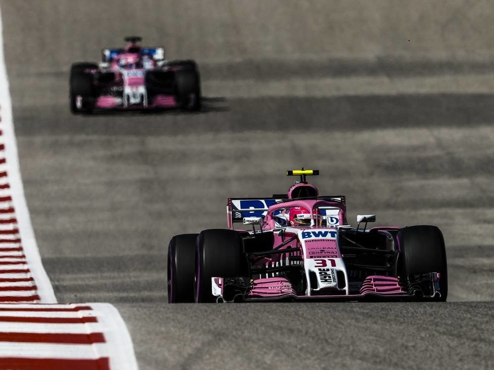 Esteban Ocon, Sergio Perez