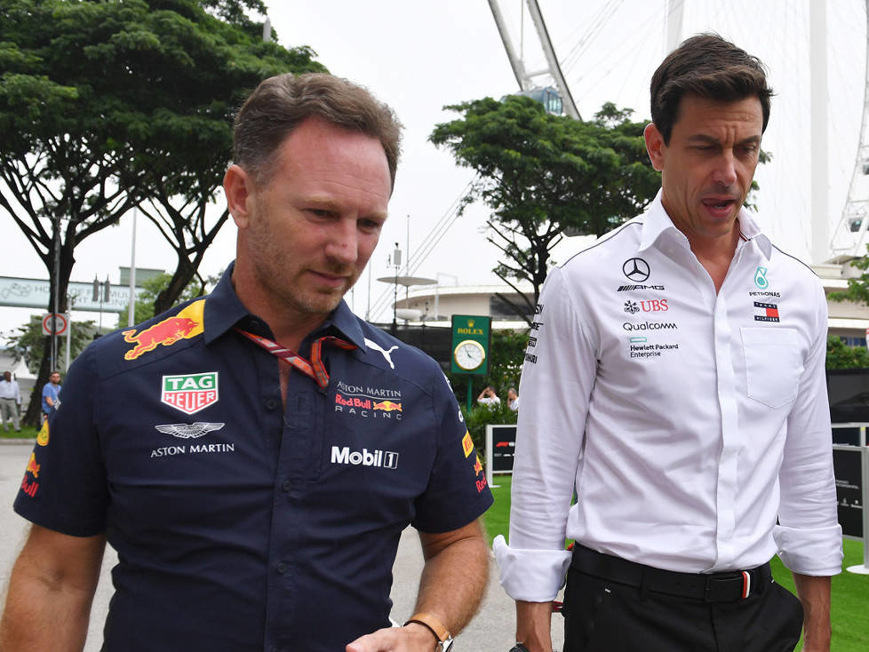 Christian Horner, Toto Wolff, Esteban Ocon