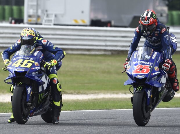 Valentino Rossi, Maverick Vinales Valentino Rossi, Maverick Vinales