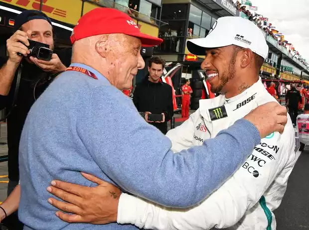 Lewis Hamilton, Niki Lauda Titel-Bild zur News: Lewis Hamilton, Niki Lauda