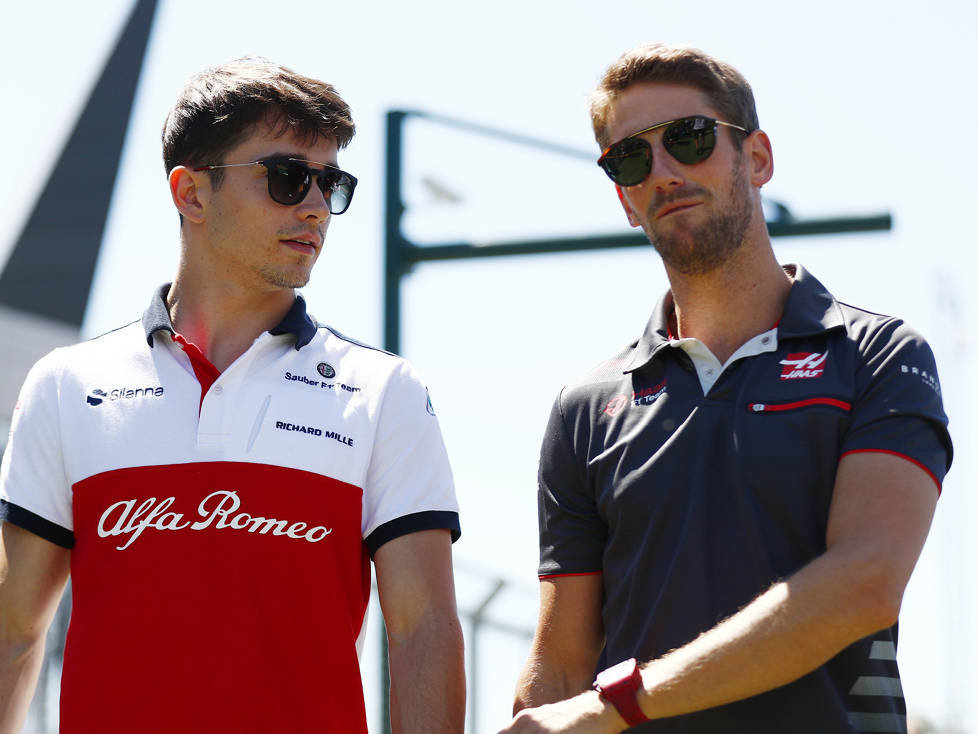Charles Leclerc, Romain Grosjean