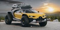 Rendering von Rain Prisk: Bugatti Chiron als Offroader