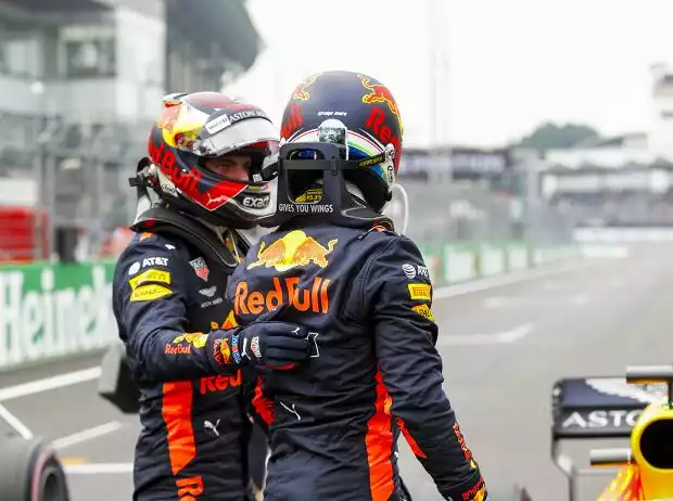 Titel-Bild zur News: Max Verstappen, Daniel Ricciardo