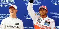 Bild zum Inhalt: Ex-Champions sicher: Jetzt knackt Hamilton Schumachers Rekorde!