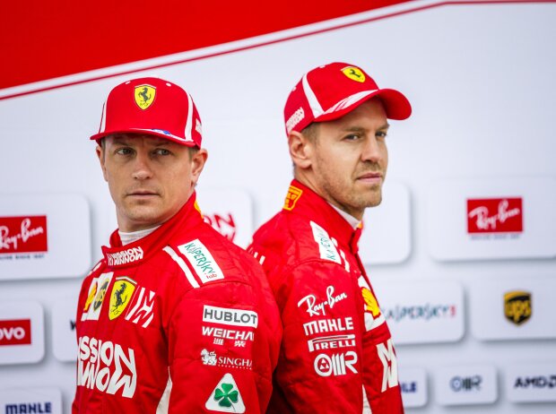 Kimi Räikkönen, Sebastian Vettel