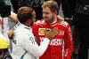 Bild zum Inhalt: "Lewis war der Bessere": Vettels große Geste in der "schlimmen" Niederlage