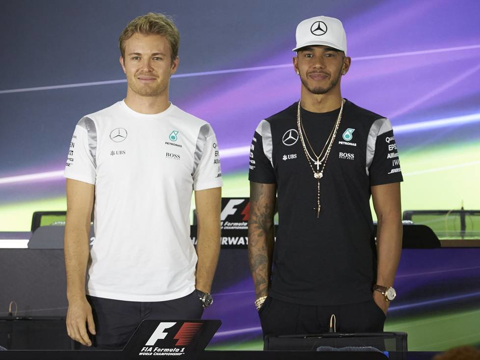 Nico Rosberg, Lewis Hamilton