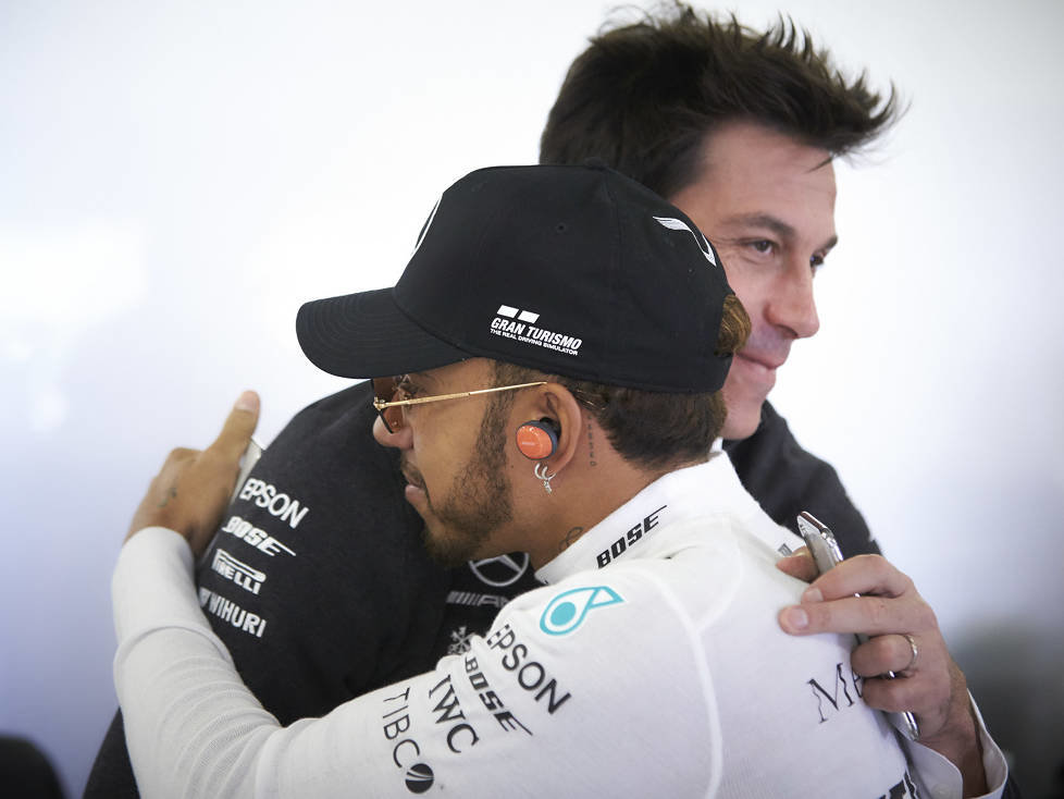 Toto Wolff, Lewis Hamilton