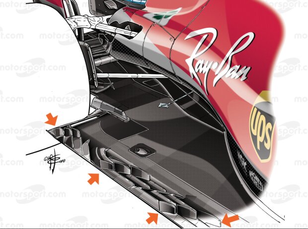 Titel-Bild zur News: Unterboden bei Ferrari