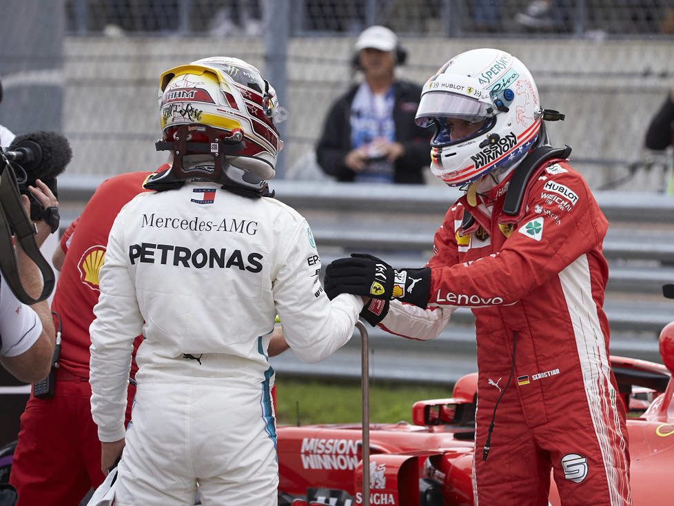 Sebastian Vettel, Lewis Hamilton