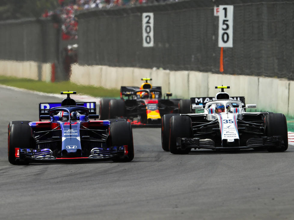 Pierre Gasly, Sergei Sirotkin, Max Verstappen