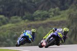 Valentino Rossi vor Andrea Iannone 