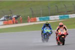 Marc Marquez (Honda) und Andrea Iannone (Suzuki) 