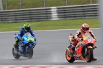 Marc Marquez (Honda) und Andrea Iannone (Suzuki) 