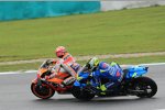 Marc Marquez (Honda) und Andrea Iannone (Suzuki) 