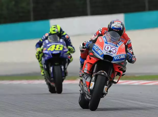 Titel-Bild zur News: Andrea Dovizioso, Valentino Rossi