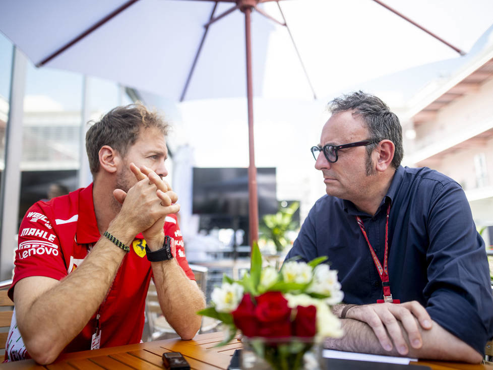 Sebastian Vettel und Roberto Chinchero