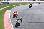 Valentino Rossi vor Marc Marquez 