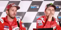 Bild zum Inhalt: Wegen Startverzicht: Zwischen Dovizioso und Lorenzo fliegen wieder die Fetzen