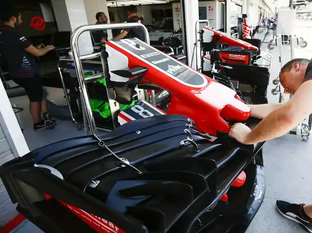 Frontflügel für 2019 bei Haas Titel-Bild zur News: Frontflügel für 2019 bei Haas