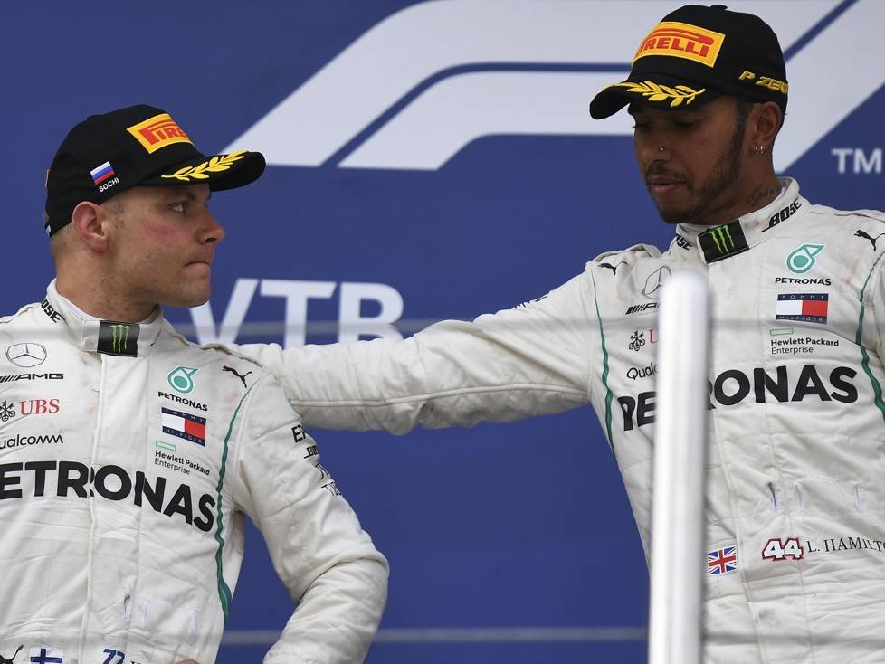 Valtteri Bottas, Lewis Hamilton