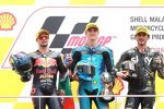 Miguel Oliveira ( Ajo), Luca Marini (VR46) und Francesco Bagnaia (VR46) 