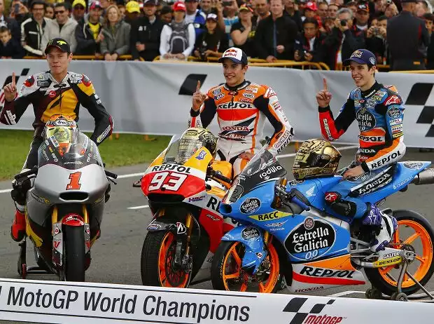 Marc Marquez, Alex Marquez, Tito Rabat Titel-Bild zur News: Marc Marquez, Alex Marquez, Tito Rabat