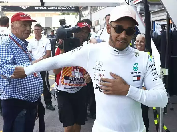 Titel-Bild zur News: Lewis Hamilton, Niki Lauda