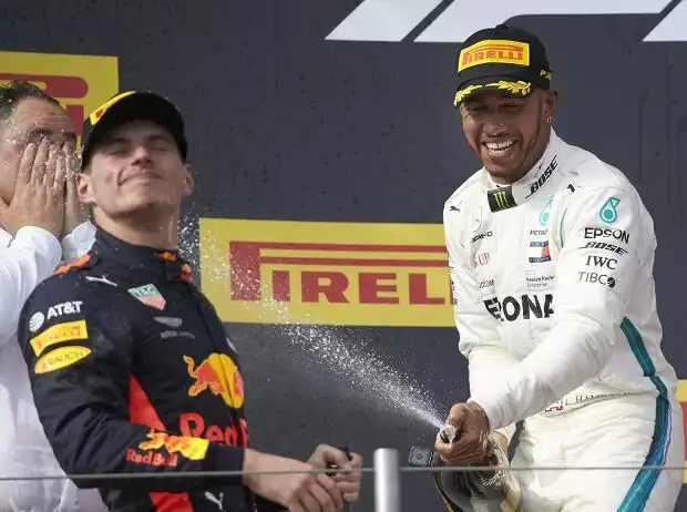 Max Verstappen, Lewis Hamilton Titel-Bild zur News: Max Verstappen, Lewis Hamilton