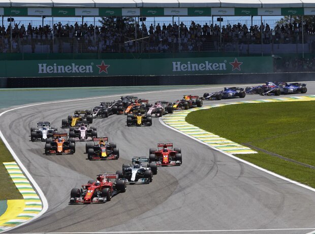 Titel-Bild zur News: Sebastian Vettel, Valtteri Bottas, Kimi Räikkönen, Max Verstappen, Fernando Alonso