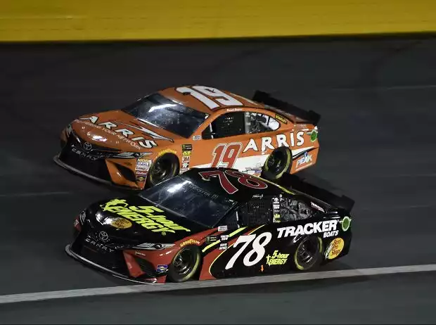 Titel-Bild zur News: Daniel Suarez, Martin Truex Jun.