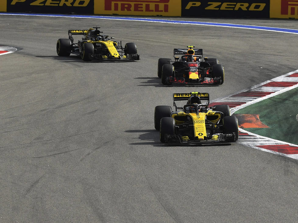 Carlos Sainz, Max Verstappen, Nico Hülkenberg
