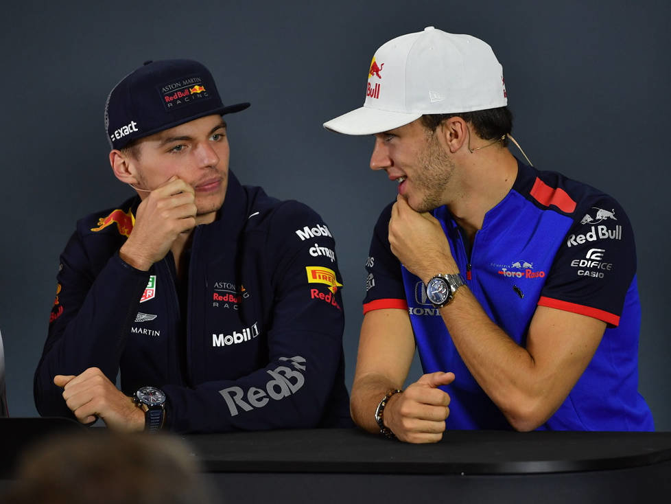 Max Verstappen, Pierre Gasly
