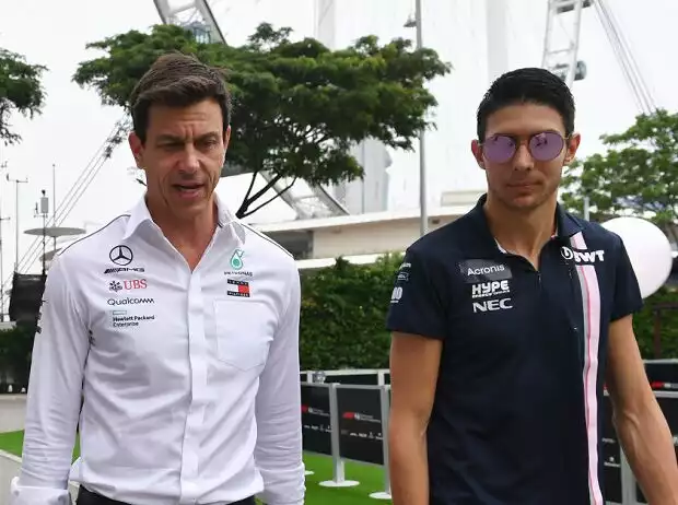 Christian Horner, Toto Wolff, Esteban Ocon Titel-Bild zur News: Christian Horner, Toto Wolff, Esteban Ocon