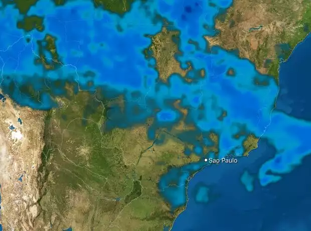 Regenprognose für Sao Paulo Titel-Bild zur News: Regenprognose für Sao Paulo
