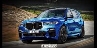 Bild zum Inhalt: BMW X7 M: Rendering zeigt mögliches Über-SUV